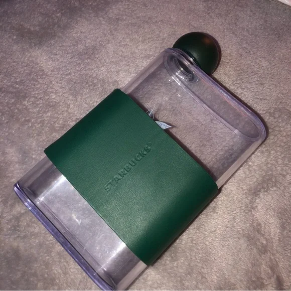Starbucks Mint Coffee Leaf with Sleeve Water Bottle 14oz 414ml - Picture 8 of 16